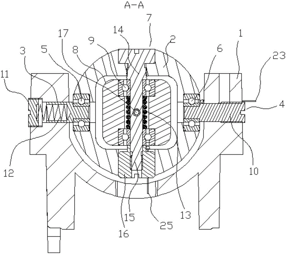 Automatic leveling structure