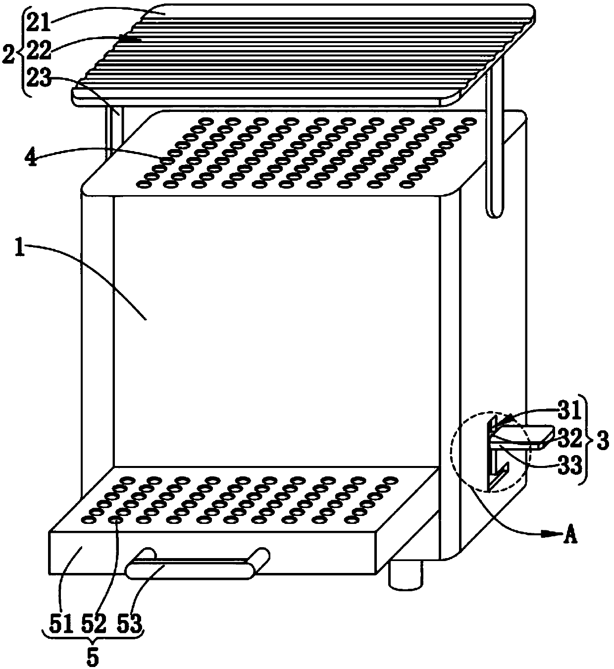 Lithium battery recovery environment-friendly device