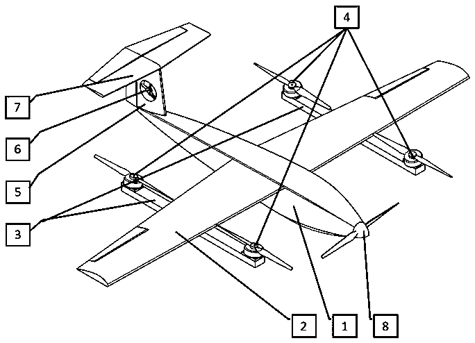 Composite-wing vertical take-off and landing unmanned aerial vehicle