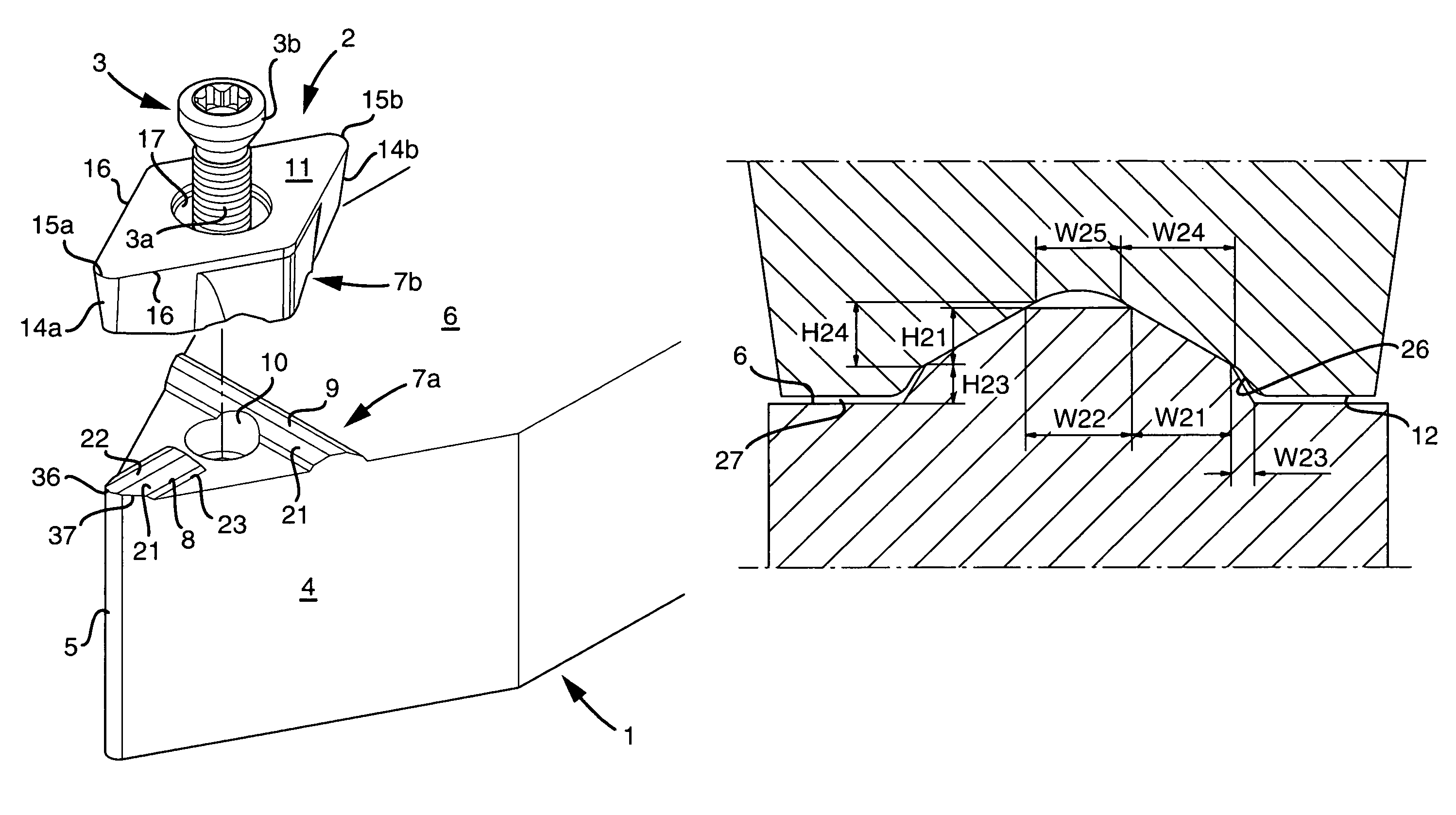 Cutting insert and a tool for chip removing machining, as well as an attachment for such tools