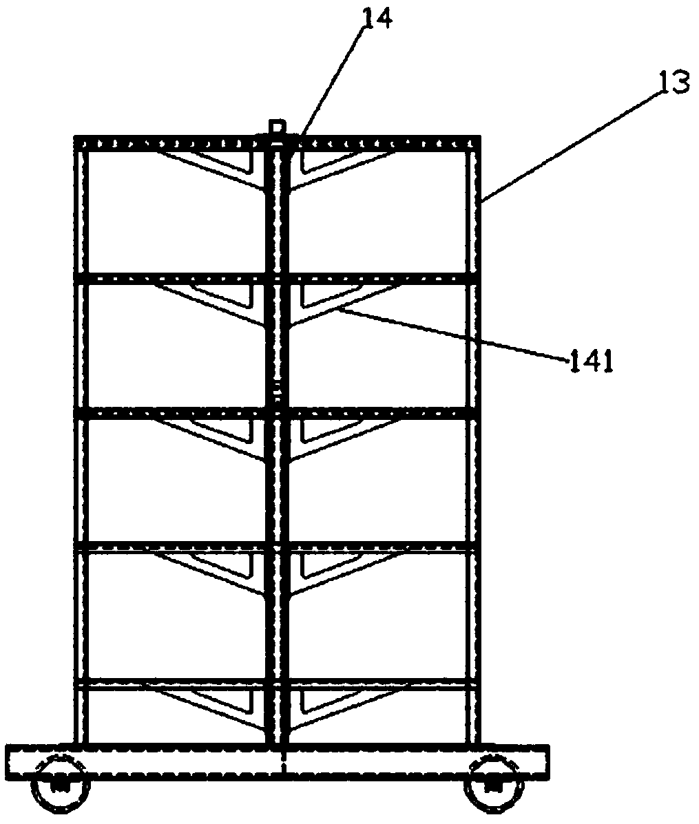 Ceramic blank conveying, storing and drying system