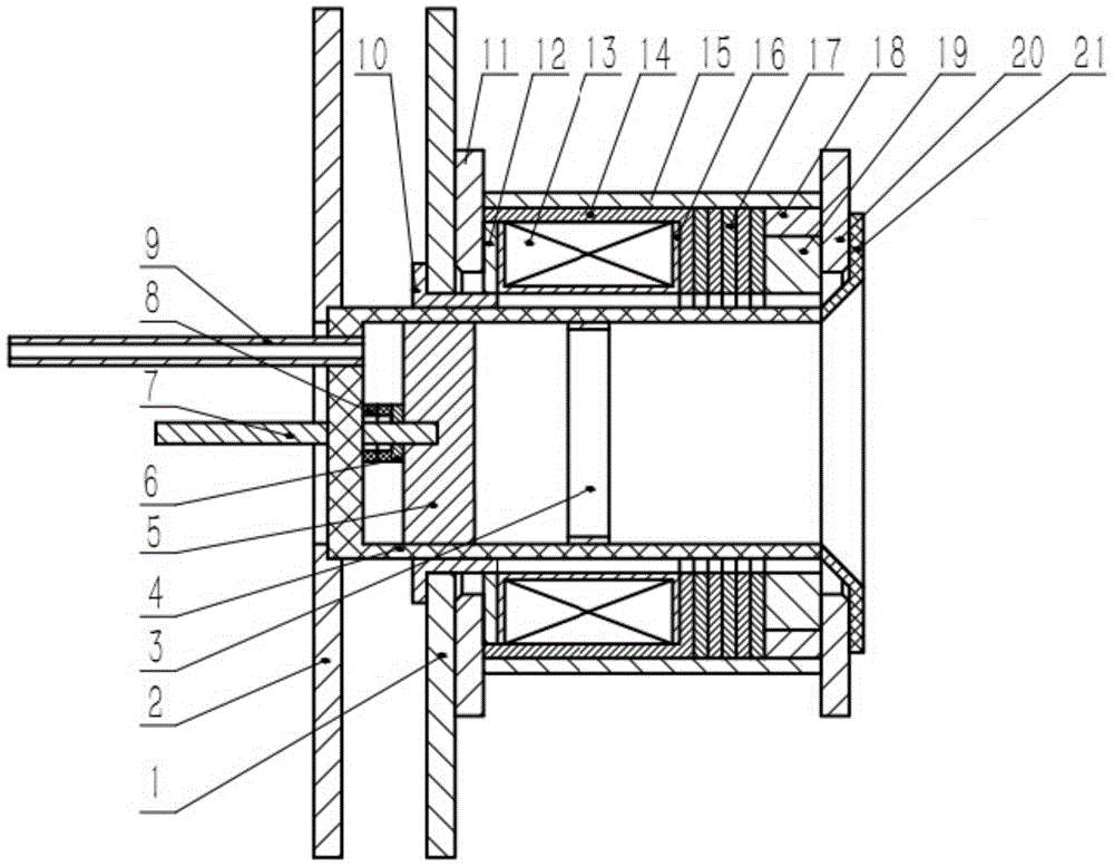 Cylindrical cuspend magnetic field thruster