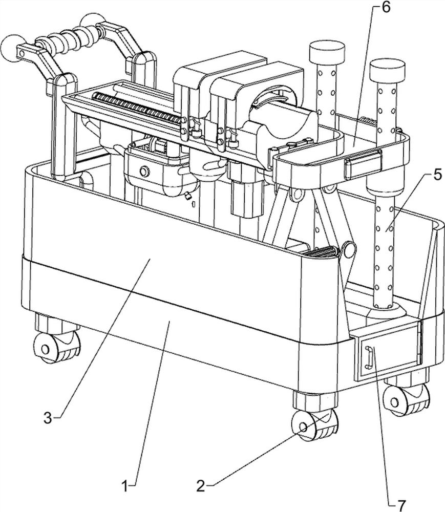 Movable arm bone setting fixing device for orthopedic department surgery