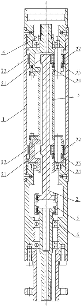 String-type planetary reducer for electric submersible thickened oil screw pump