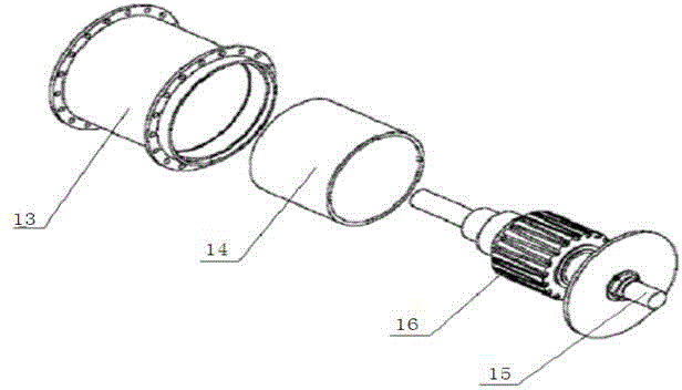 Anisotropic neodymium-iron-boron composite magnetic strip and its manufacturing method, externally rotating motor, motor, frequency conversion ceiling fan motor, and hub-type generator