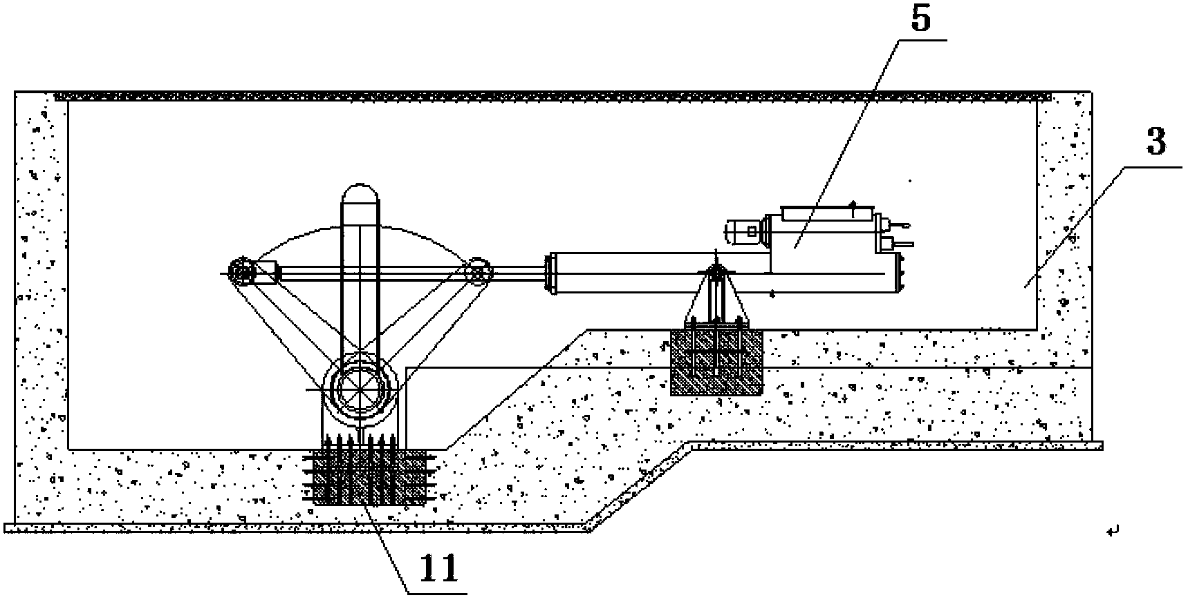 Fully-enclosed steel dam gate