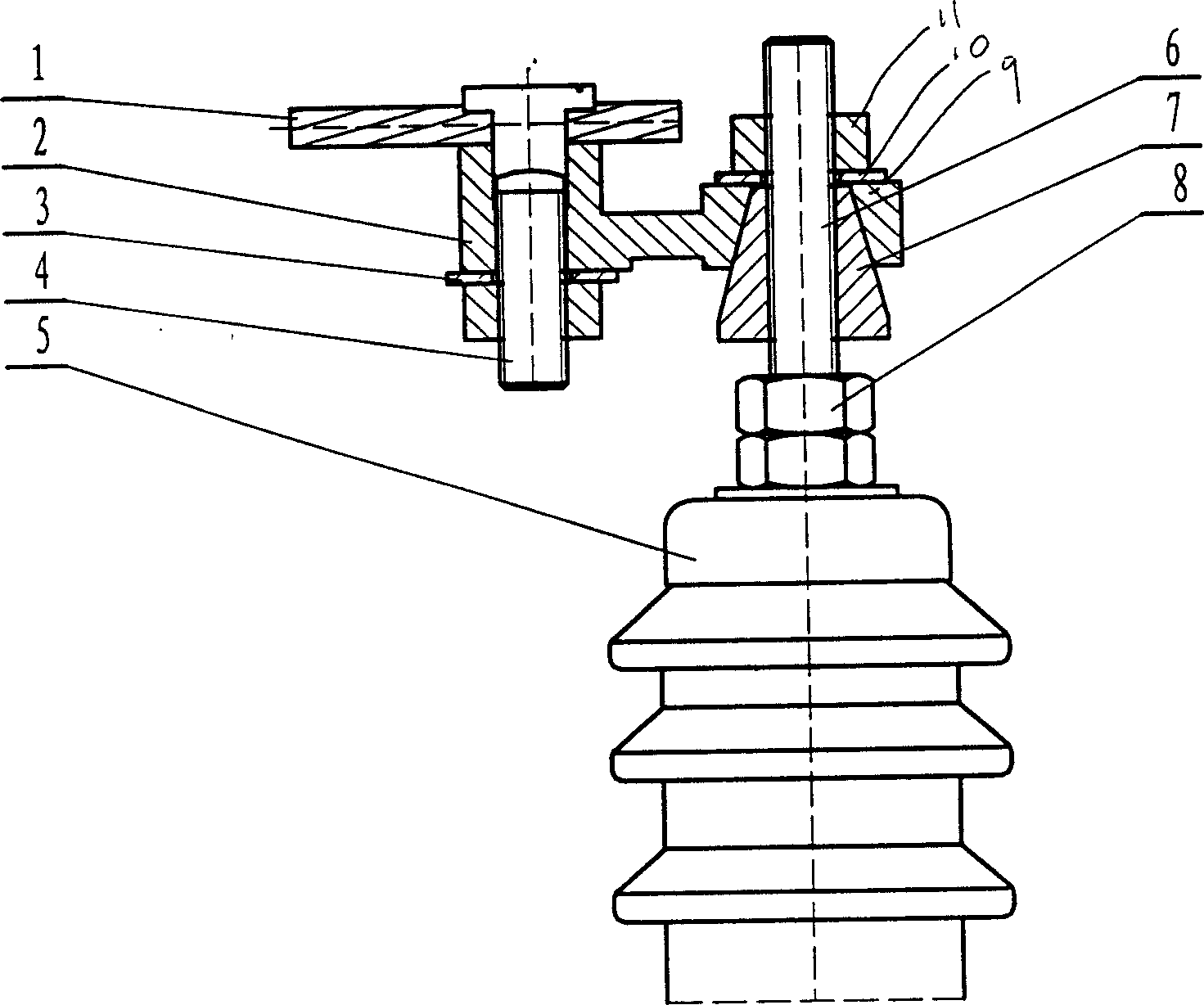 A conical surface electrical connection technique