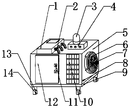 Baking device for crops