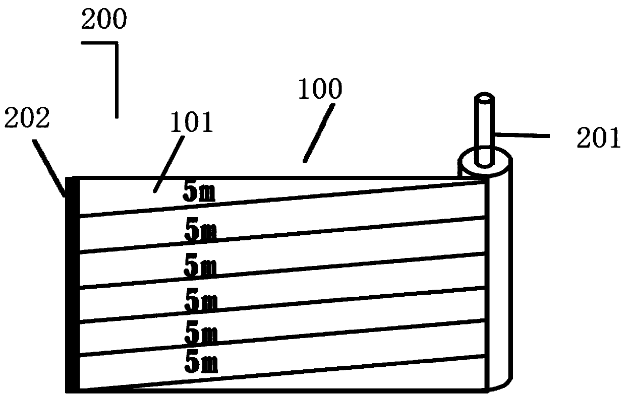 Underground water obstruction device building method and underground water obstruction device