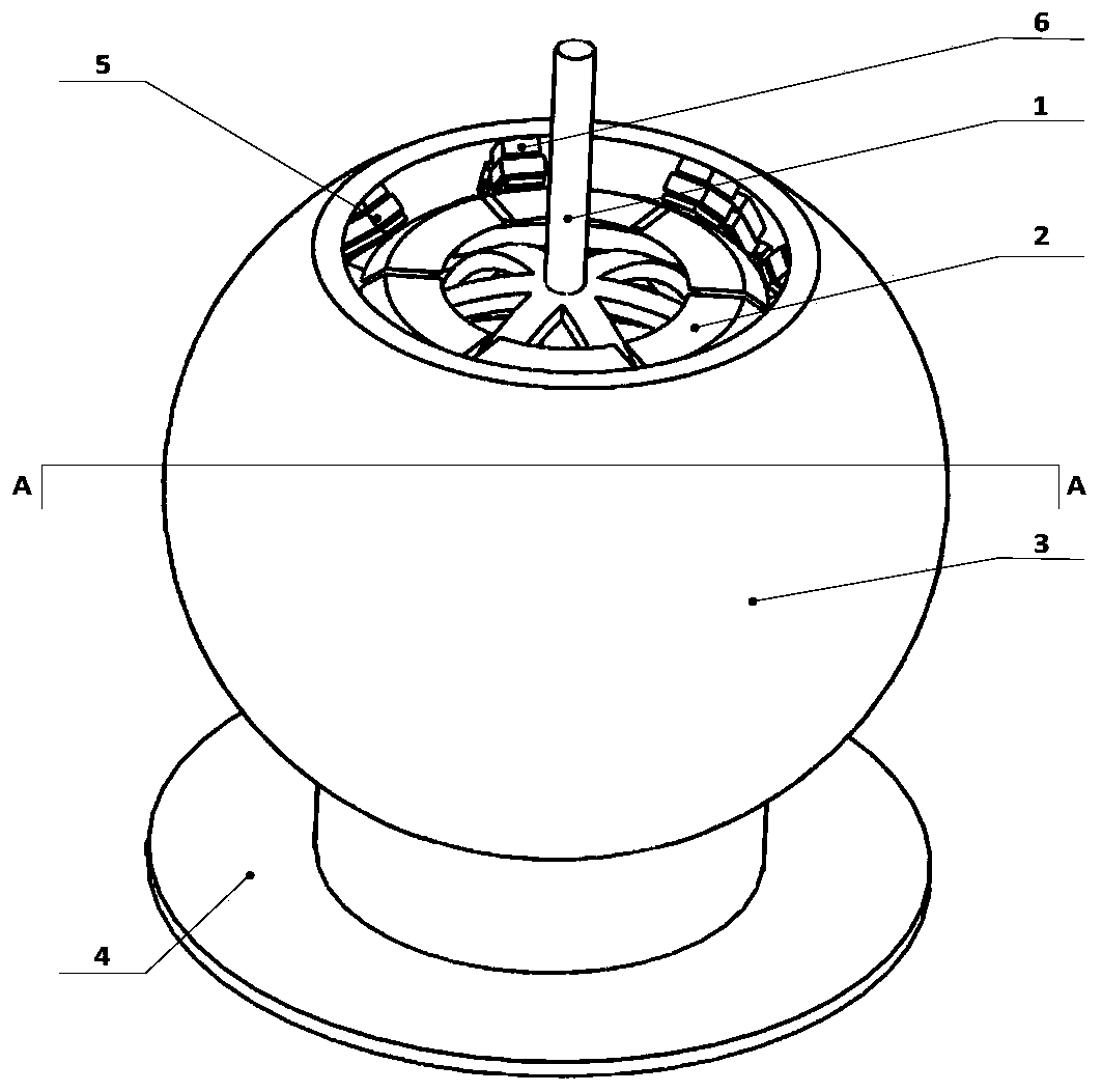 Three-degree-of-freedom motor with double-stator structure