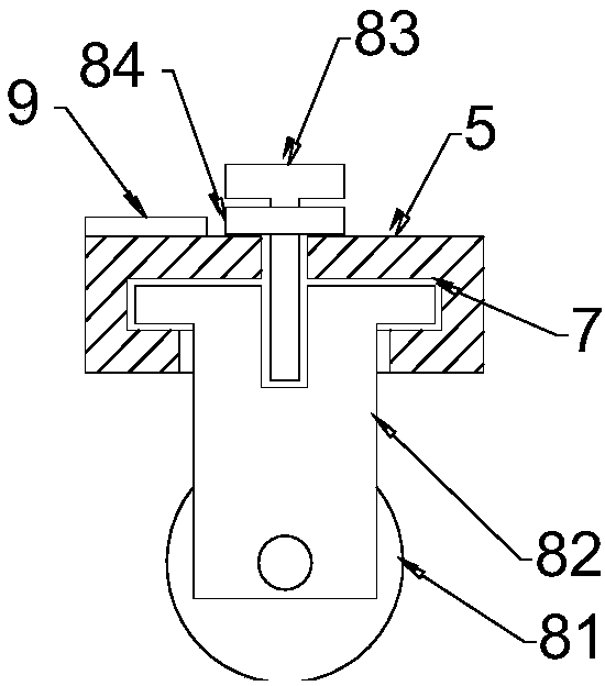 Ceramic tile arc cutting device convenient to adjust