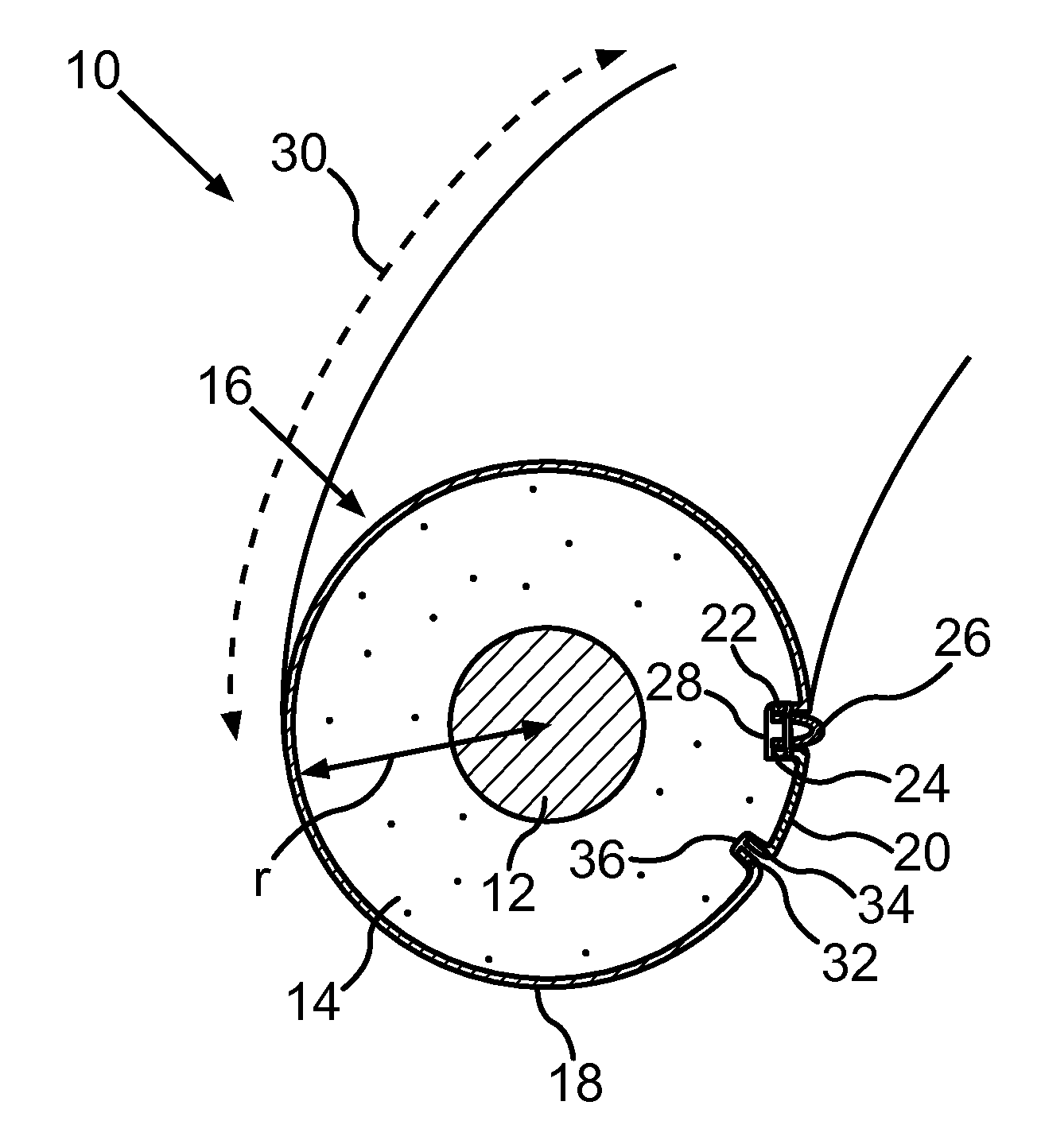 Steering wheel for a motor vehicle and process for producing a steering wheel