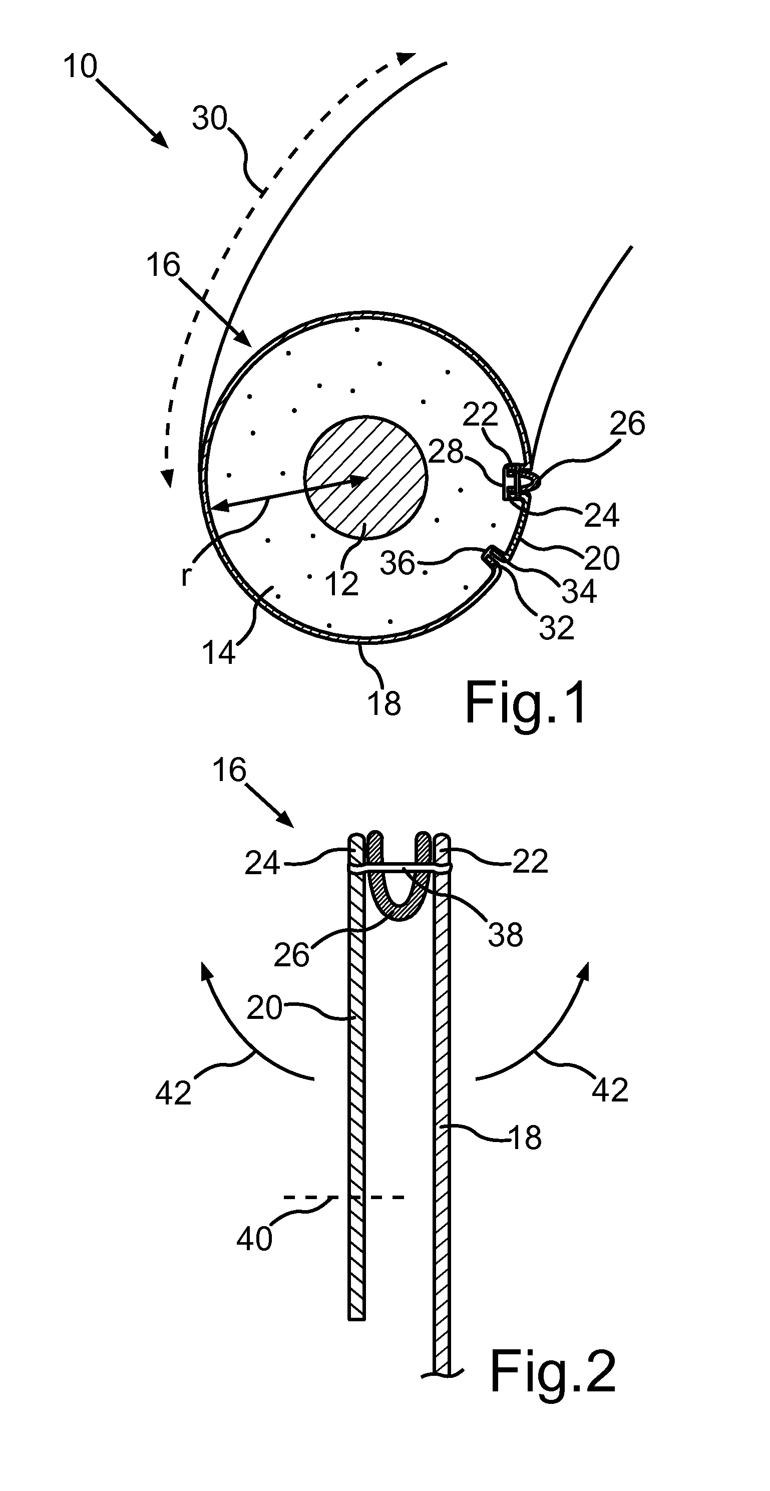 Steering wheel for a motor vehicle and process for producing a steering wheel