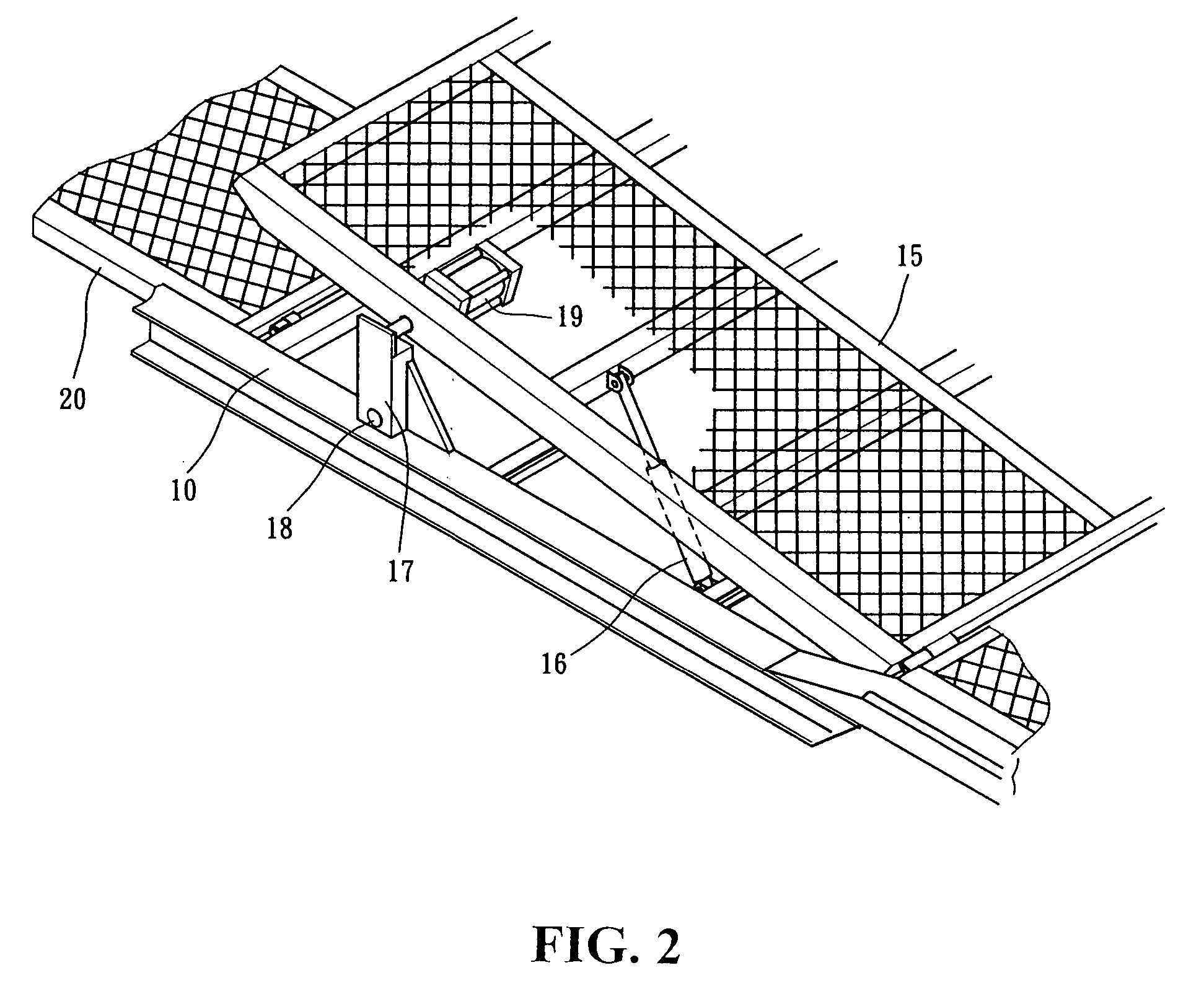 Truck trailer for vehicle transportation