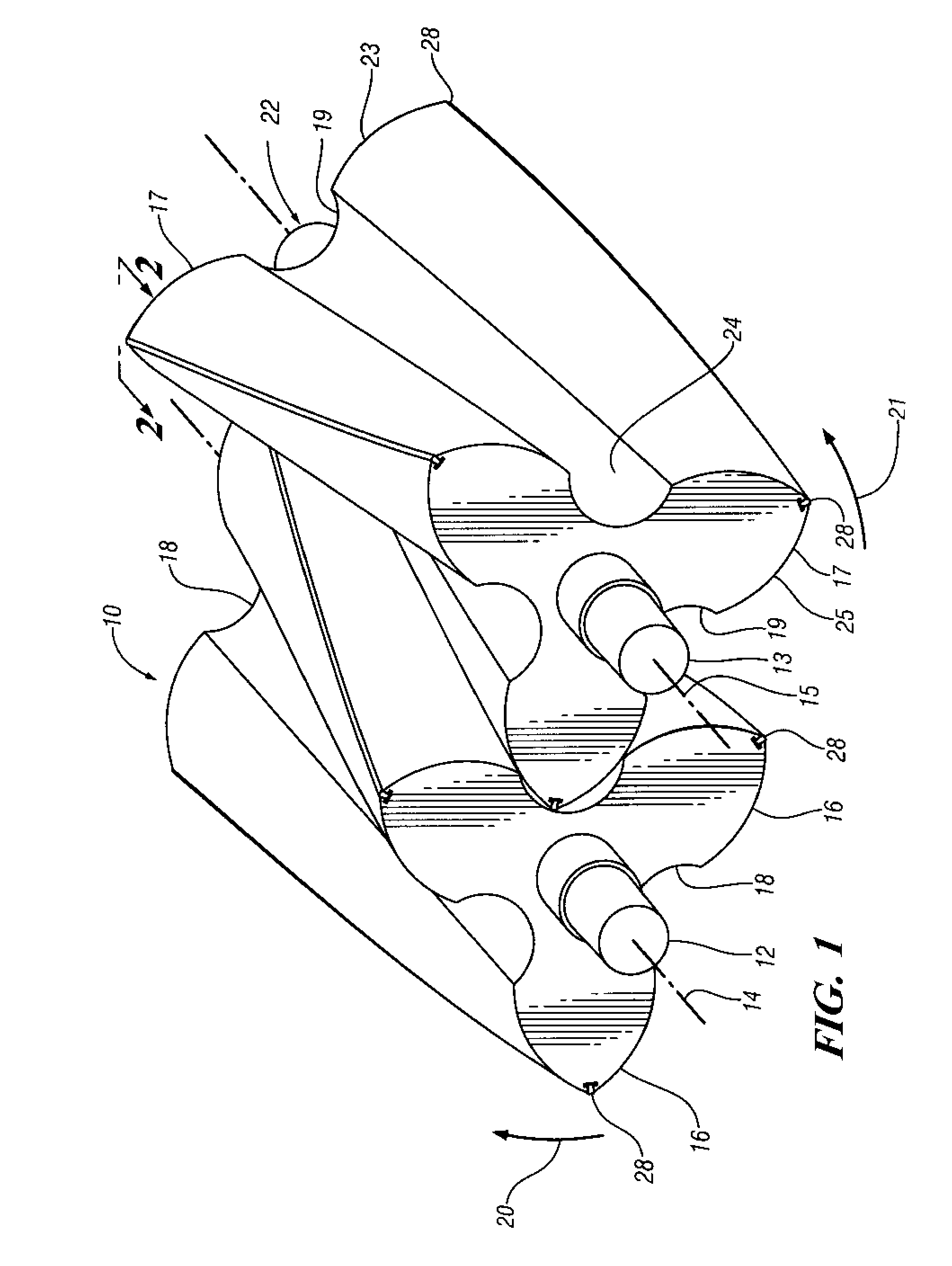 Supercharger with outlet bars for rotor tip seal support