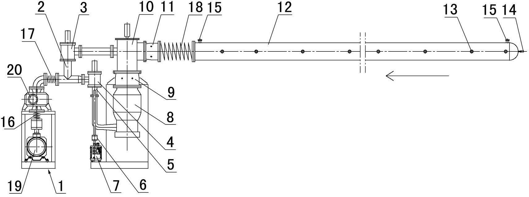 Vacuum-pumping system for multiple-dewar interlayer and vacuum-pumping method thereof