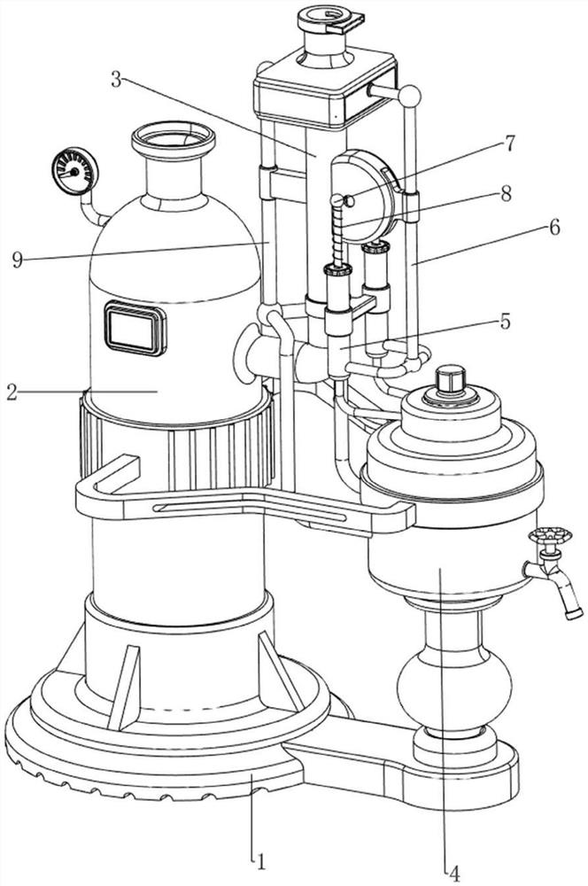 Flue gas waste heat recovery system for industrial gas boiler