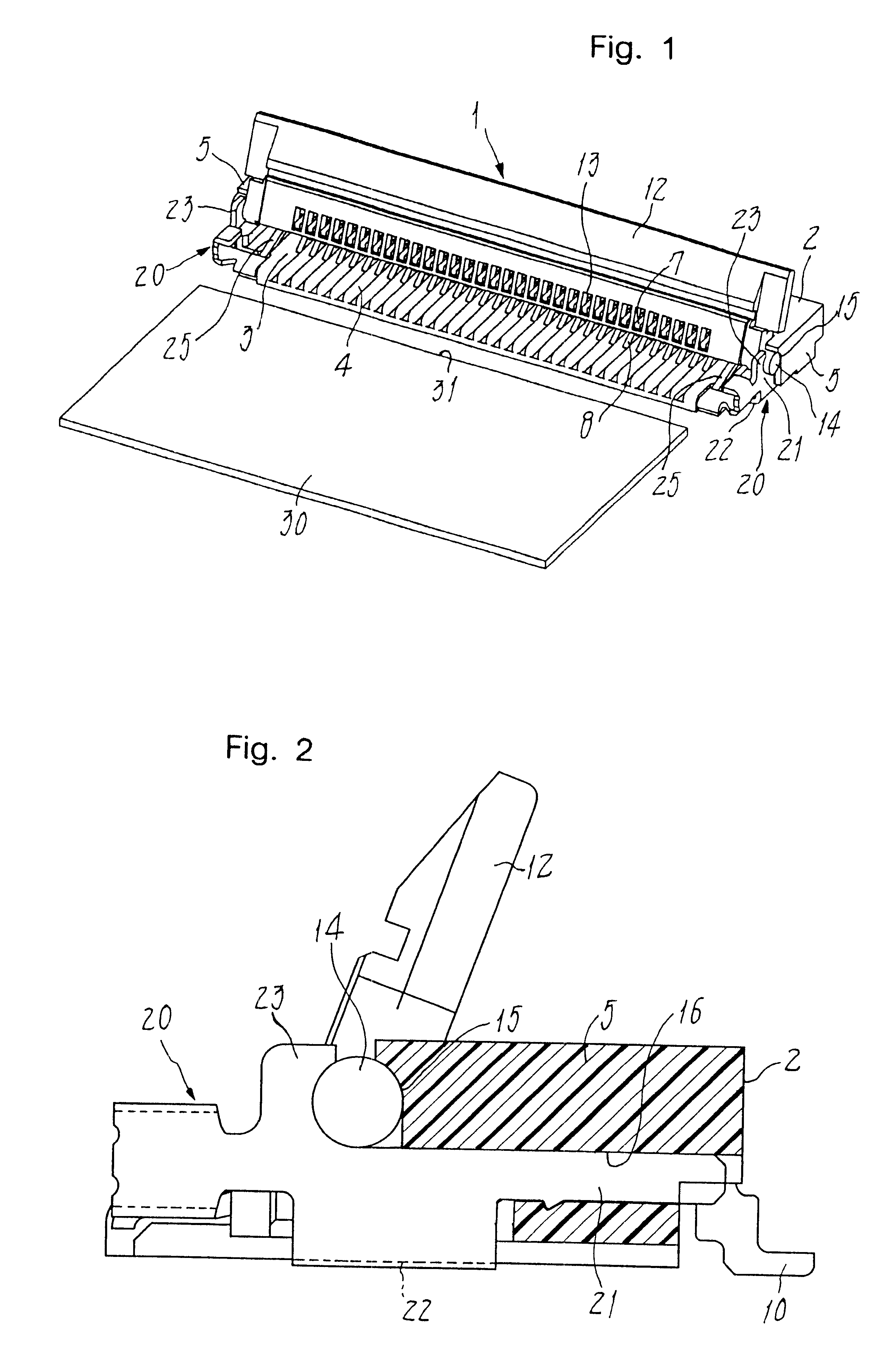 Connector for a flexible circuit board