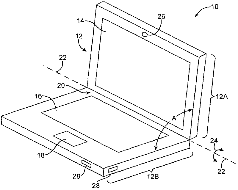 Antenna structures having resonating elements and parasitic elements within slots in conductive elements