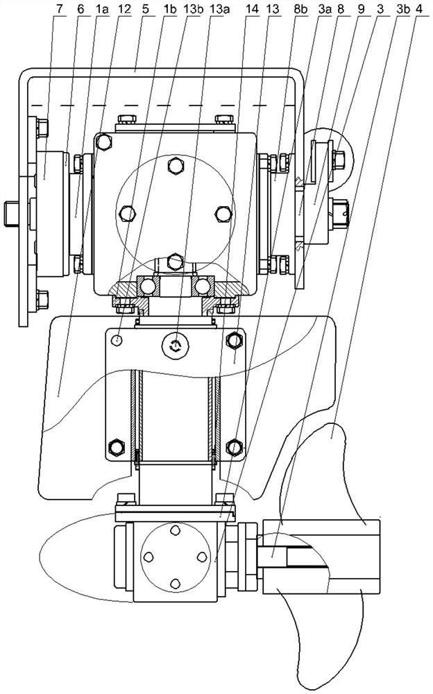 A propeller folding device