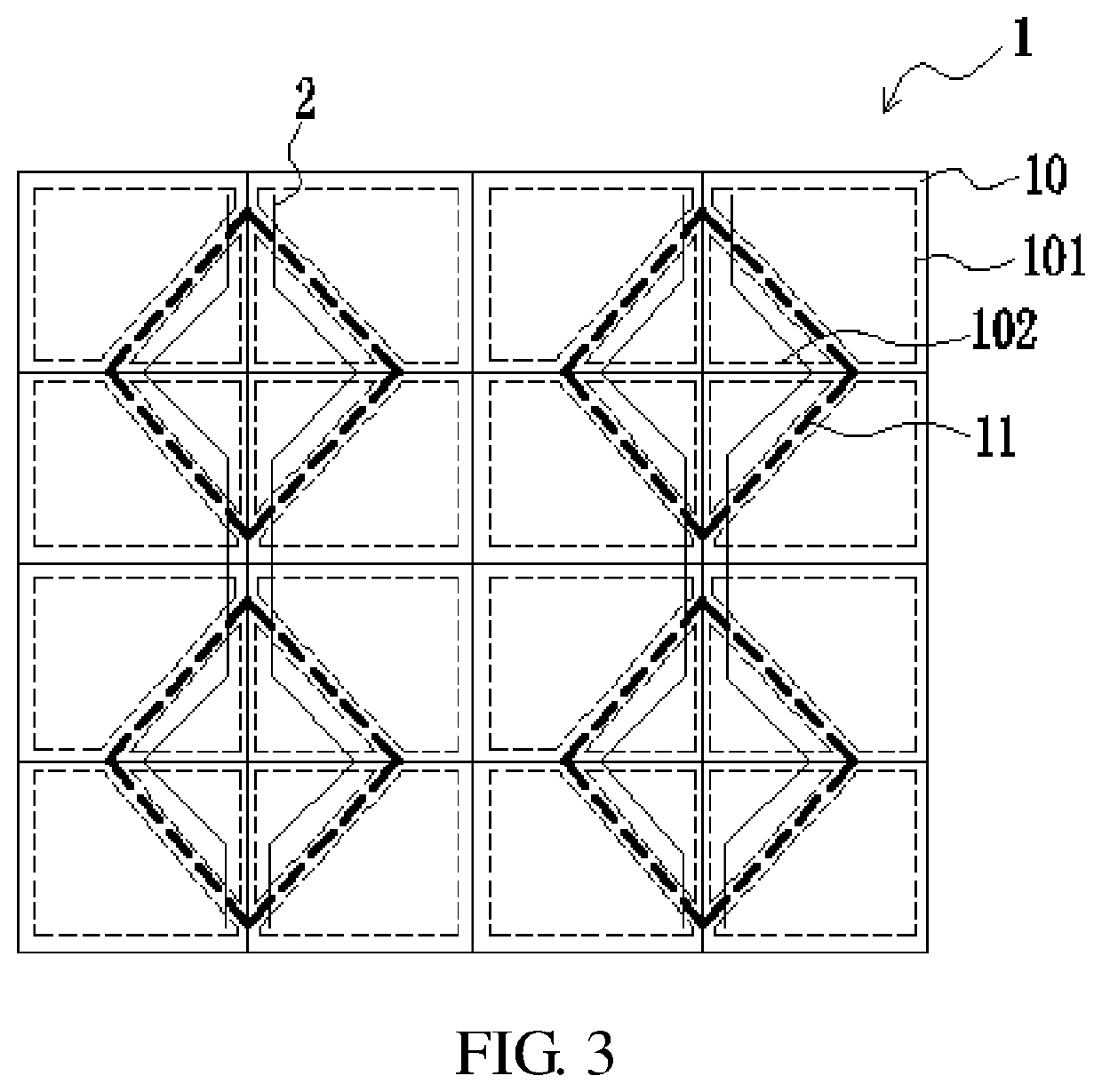 Display panel with separated pixel circuit regions