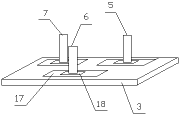 Lumbar puncture surgery fixing frame with disinfection function