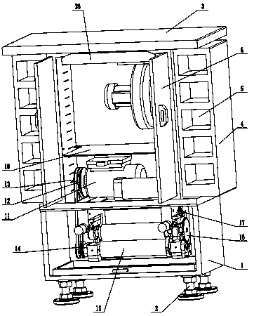 Automatically cleaning shoe cabinet