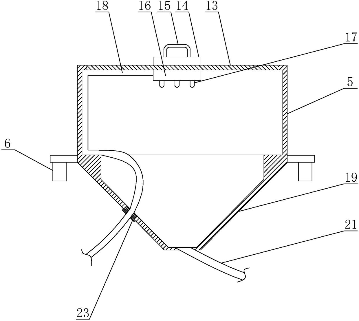 Dust-clearing device of computer case