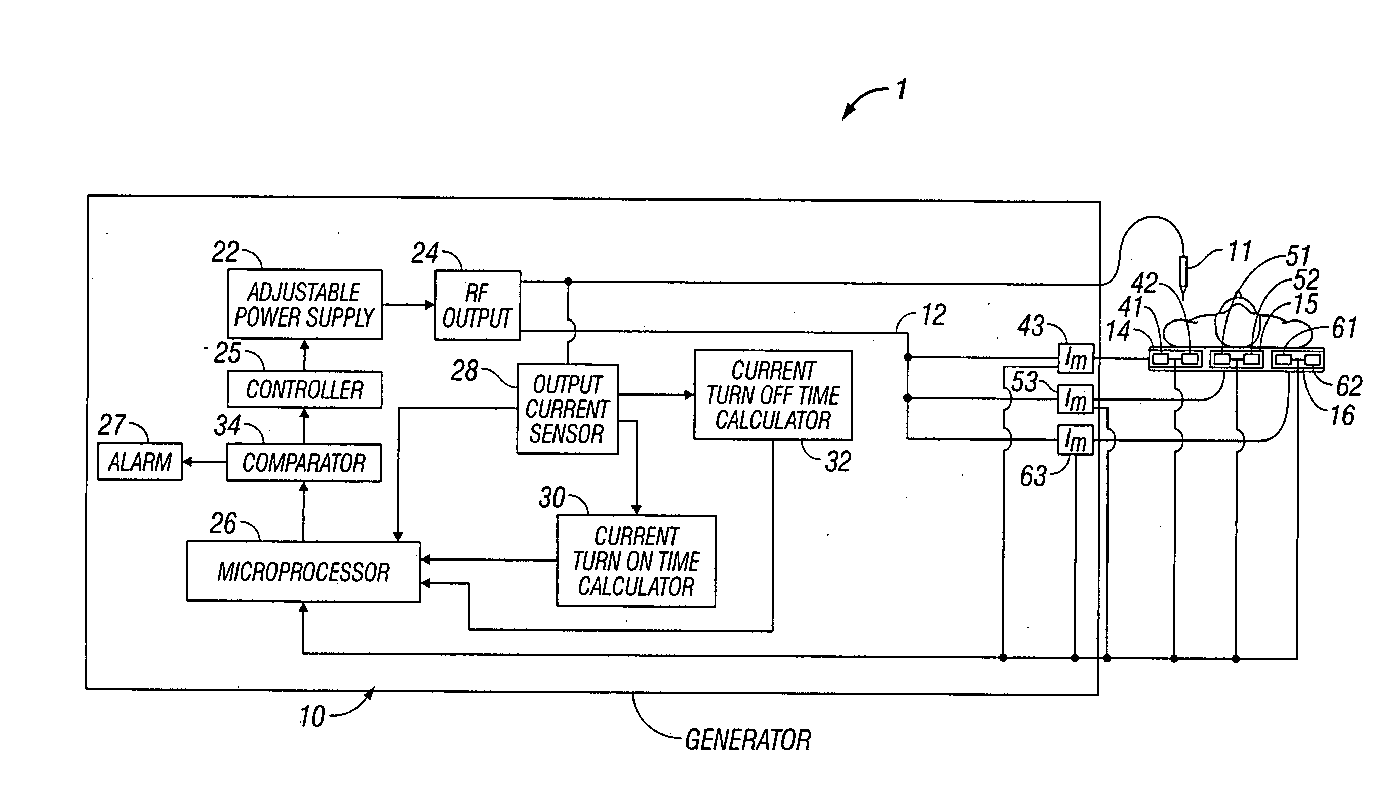 System and method for return electrode monitoring