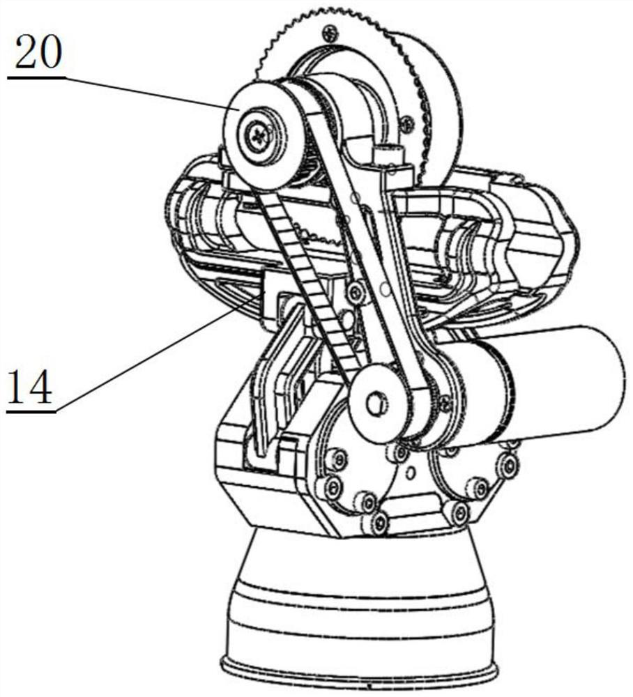 Wheel clamp module for inspection and operation