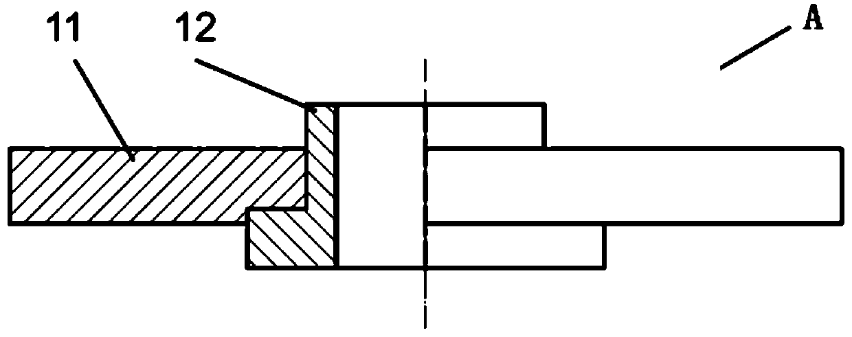 Sheet-shaped stacked structure getter pump