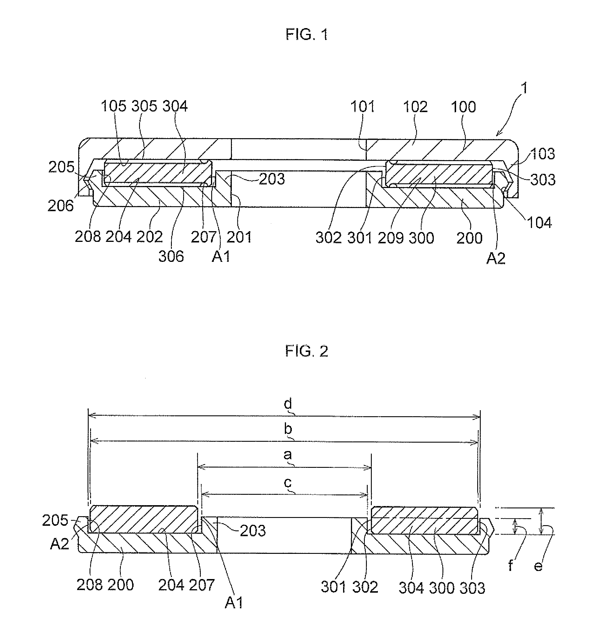 Synthetic resin-made thrust sliding bearing