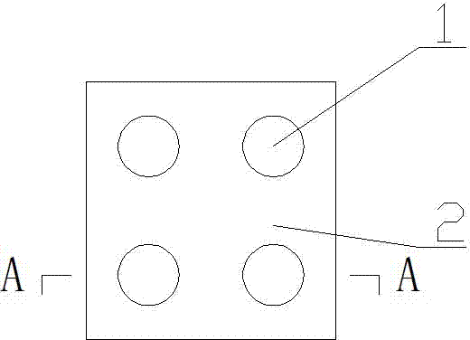 Push plate with holes and for electronic material roasting