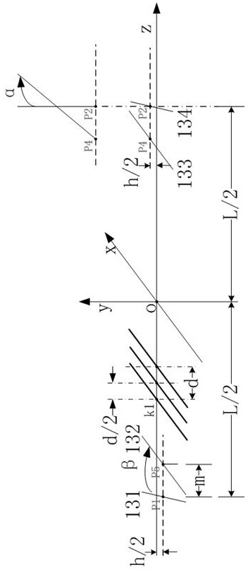 Light curtain array outer ballistic parameter testing device and method