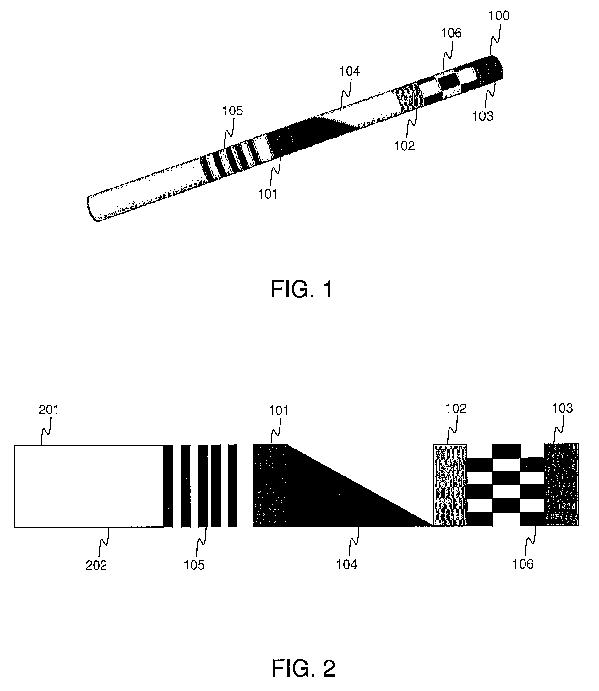 Featured wands for camera calibration and as a gesture based 3D interface device