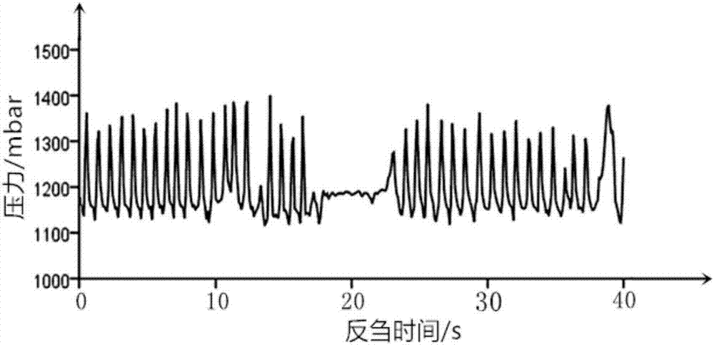 Rumination recognition method based on nosepiece pressure change of ruminant