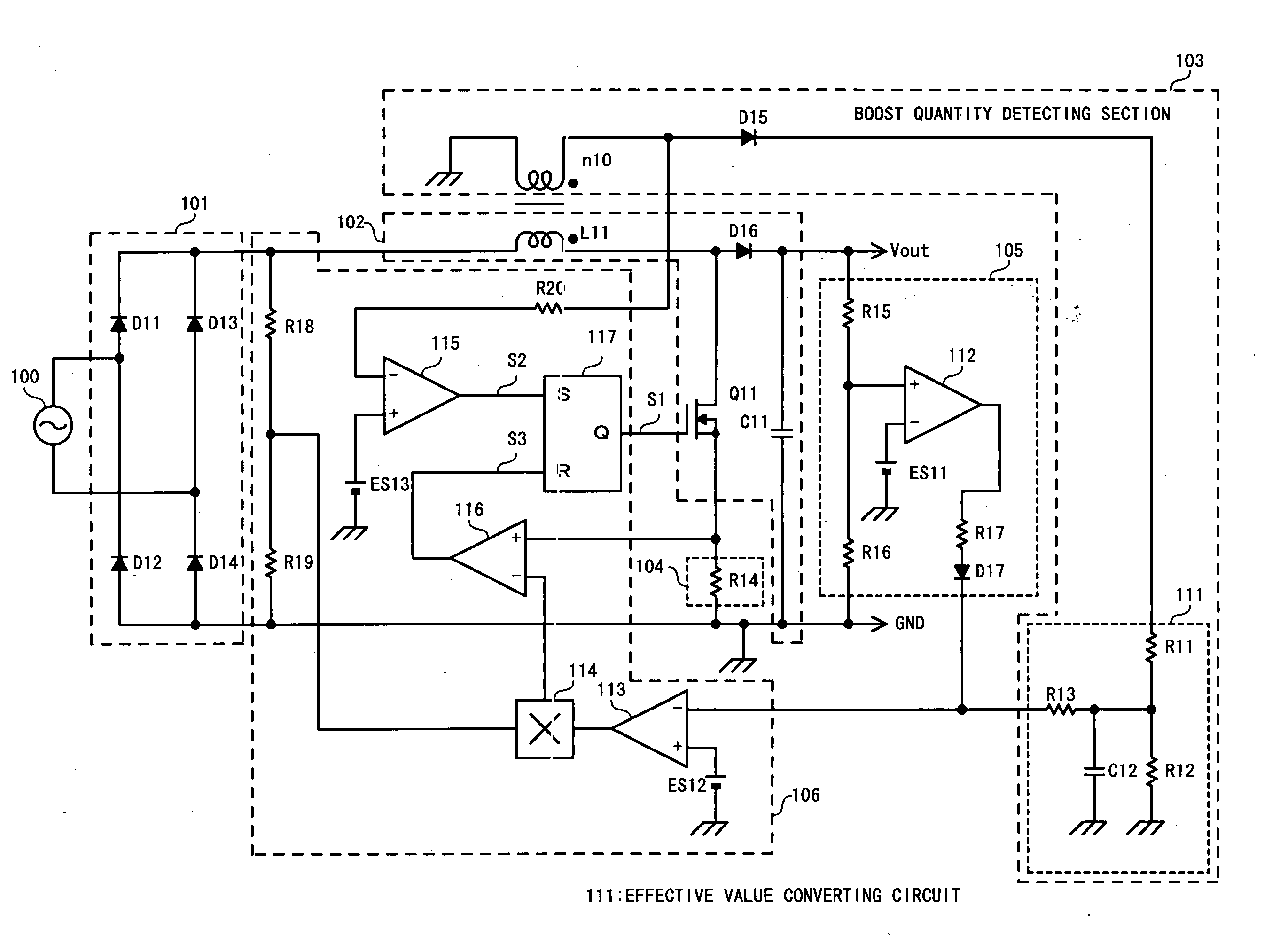 Power factor improving converter and control method thereof