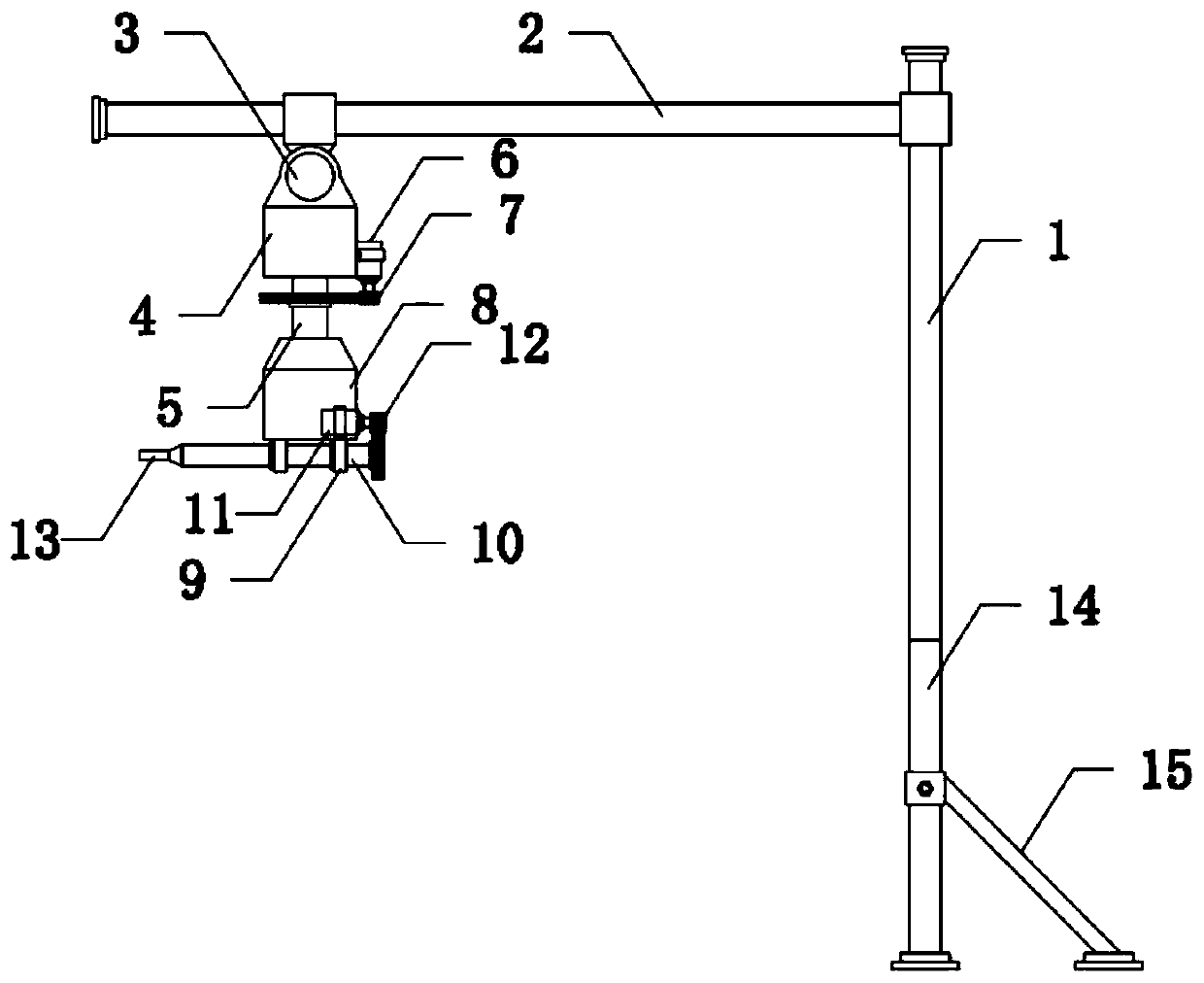 Five-axis digital-controlled inner container pipe winding machine