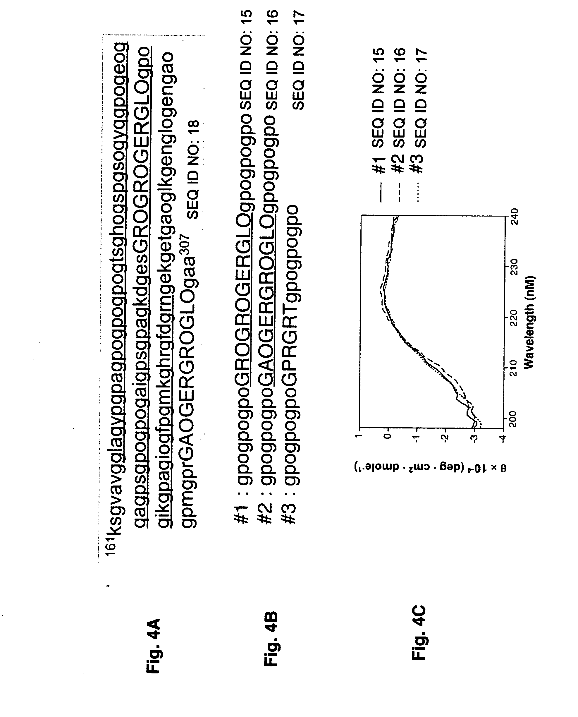 Specific binding sites in collagen for integrins and use thereof