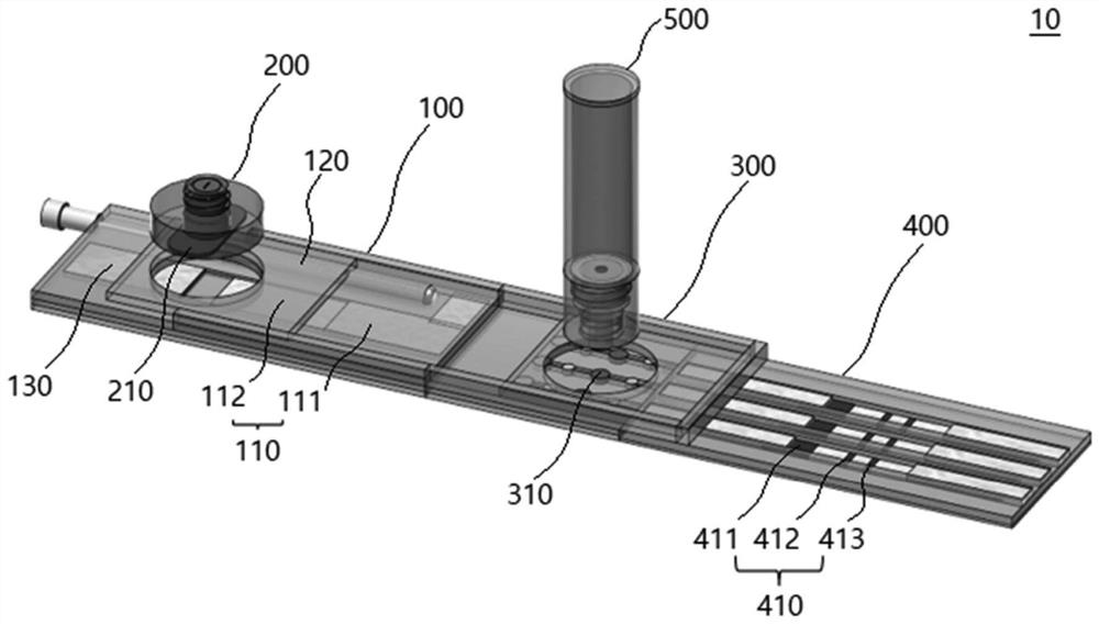 Integrated kit for in-situ molecular diagnosis and molecular diagnosis method using same