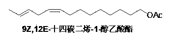 Synthesis of plodia interpunctella sex pheromone 9Z, 12E-tetradecadiene-1-acetate