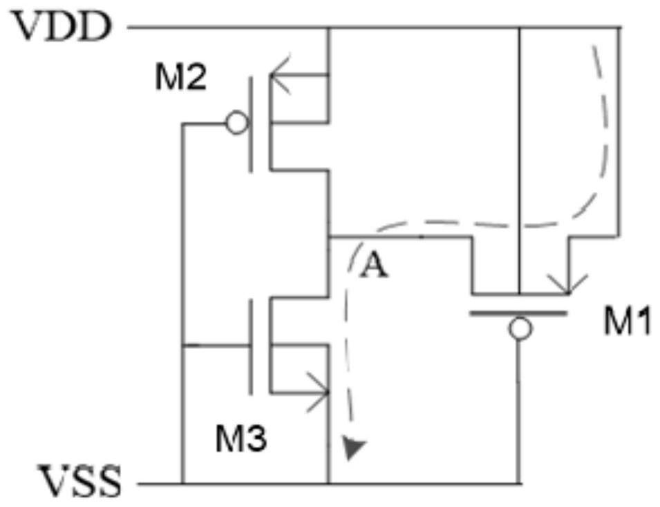 A filter circuit and chip based on mos field effect transistor