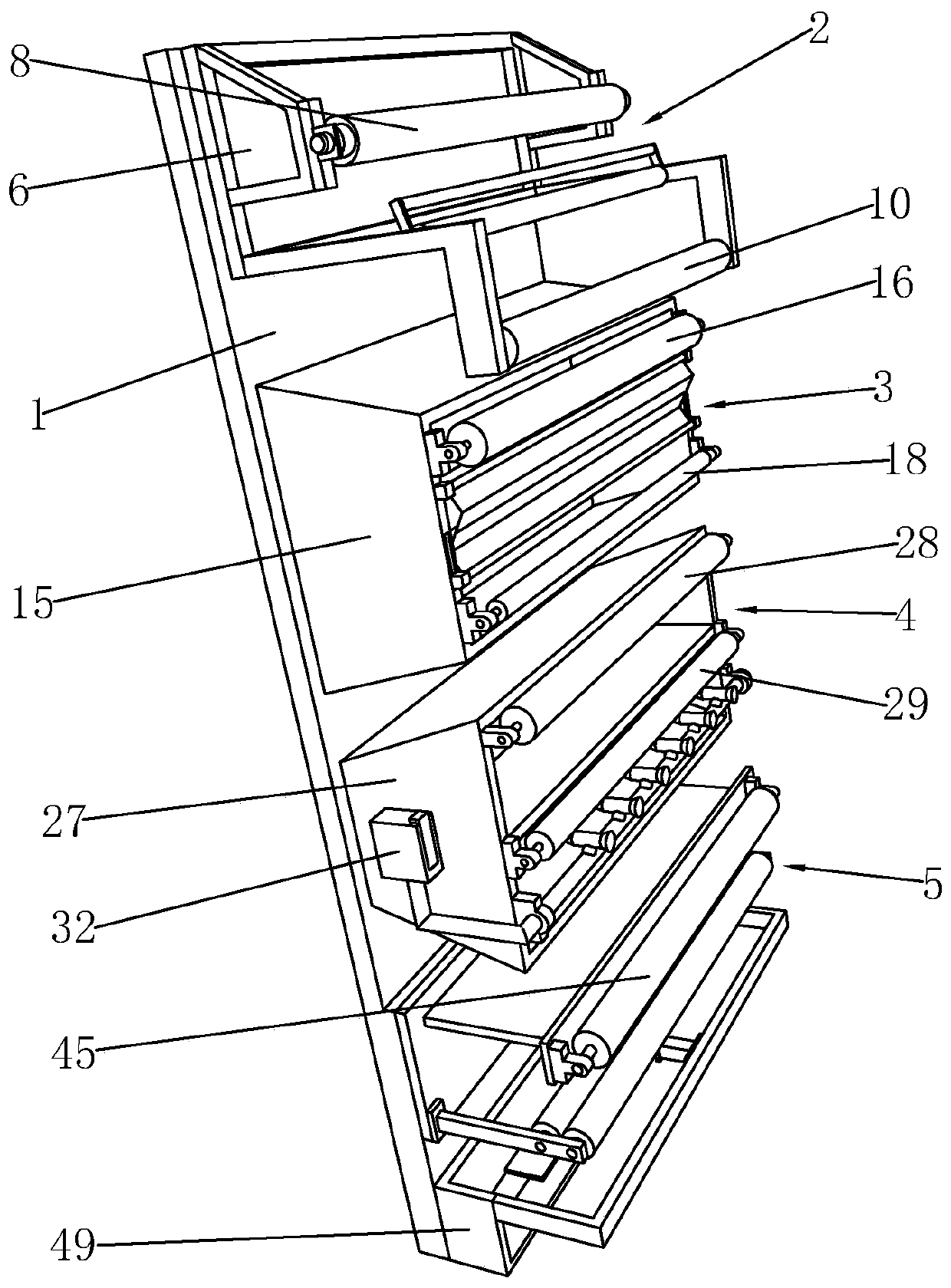 A Knitting Open Width Mercerizing Machine