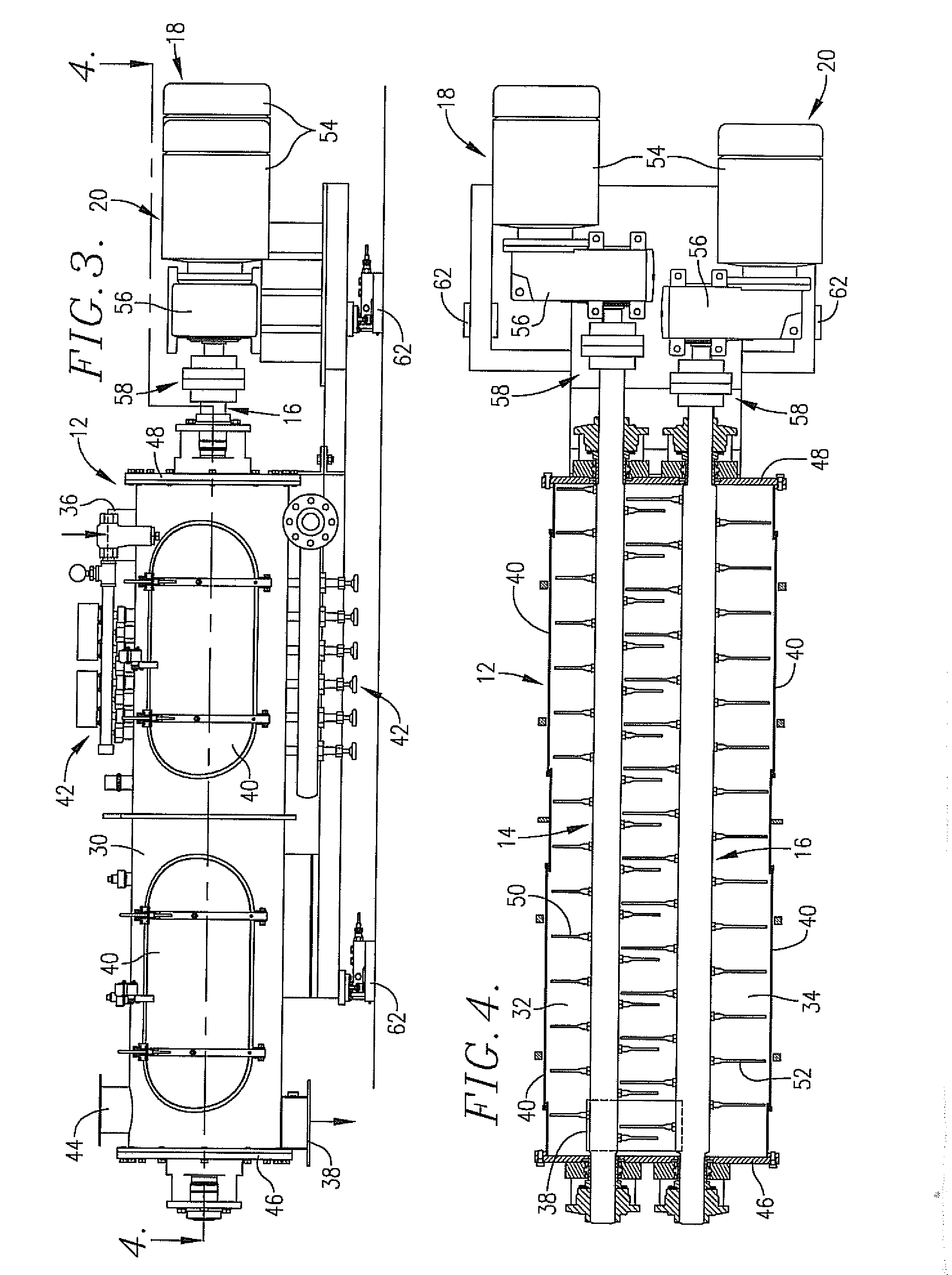 Preconditioner having independently driven high-speed mixer shafts