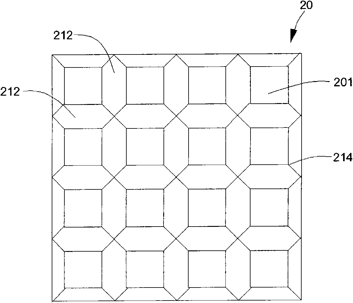 Encapsulation structure and encapsulation method for modularization crystal grains