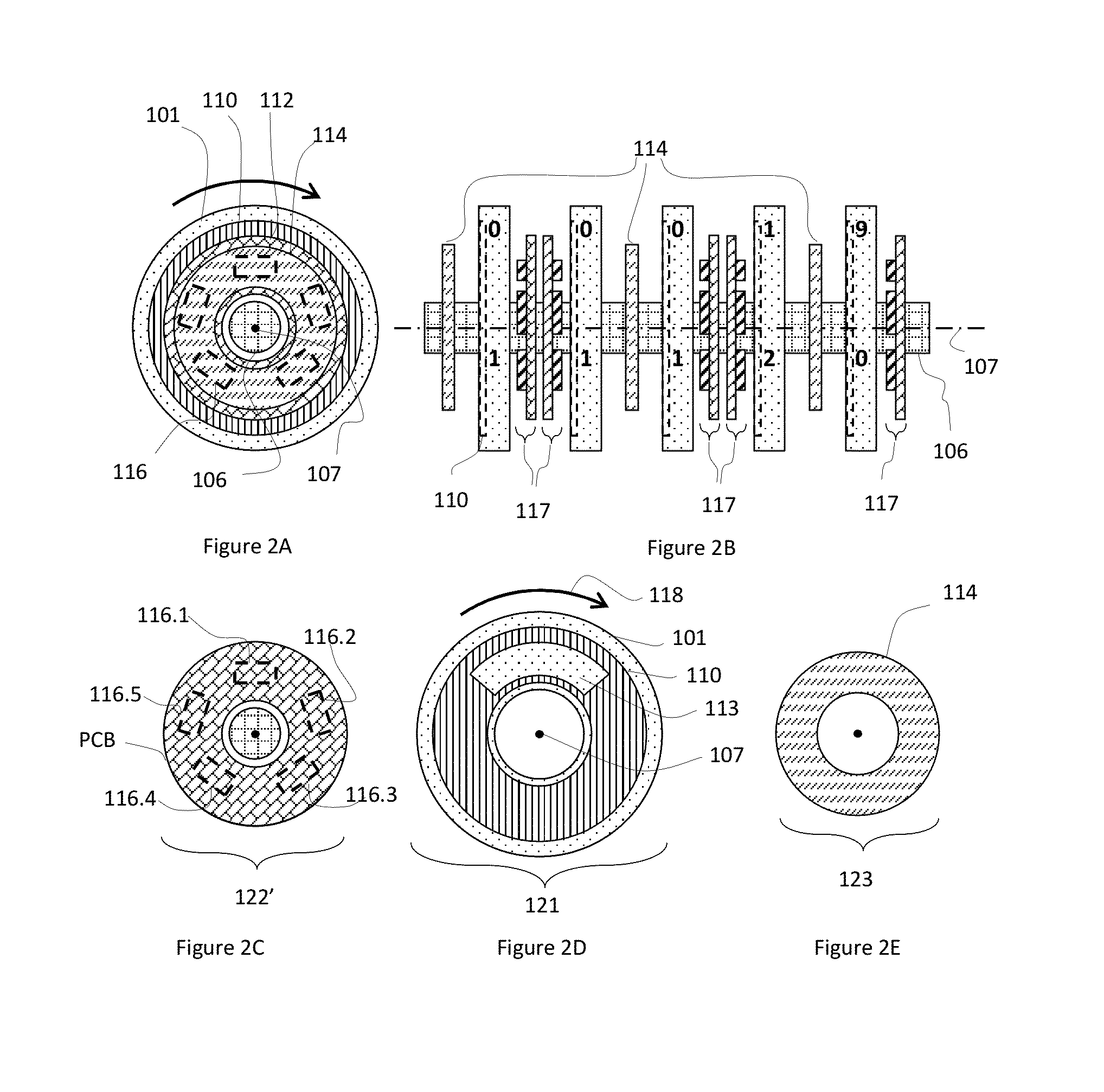 Magnetic absolute rotary encoder