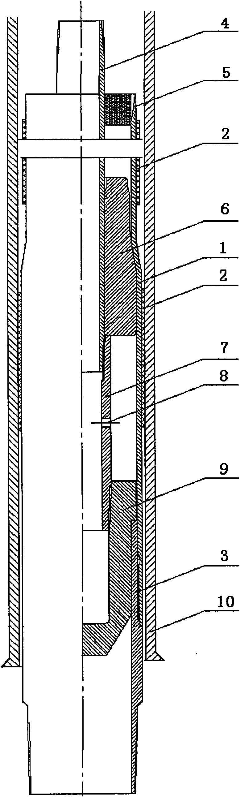 Hydraulic expansion hanger for expandable screen pipes