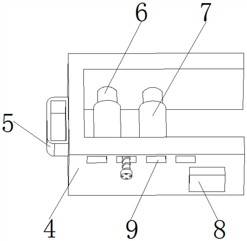 Curtain production and processing lockstitch sewing machine convenient for tidying