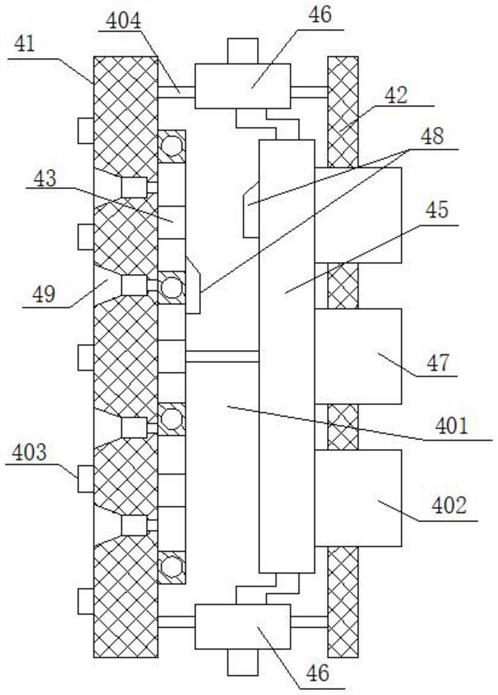 Embedded cabinet circulating temperature control system and use method