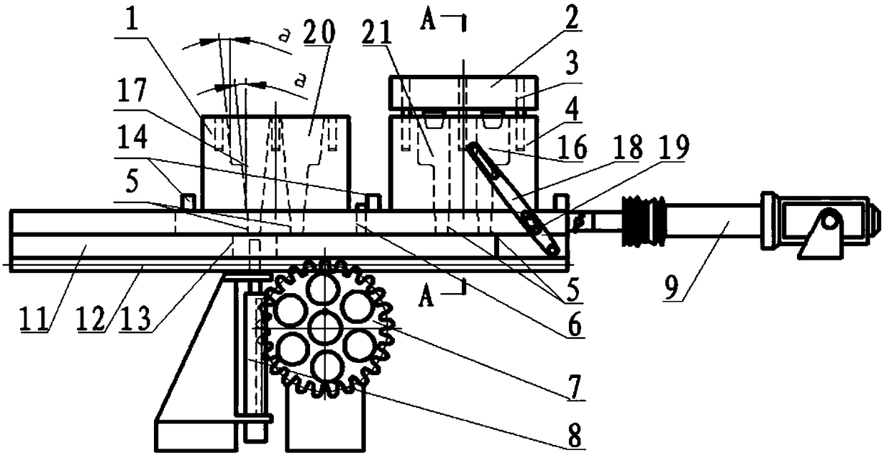 Symmetric outer planetary wheel combined precision forging die